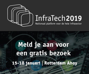 Schrijf u in voor een bezoek aan InfraTech 2019 in Ahoy Rotterdam