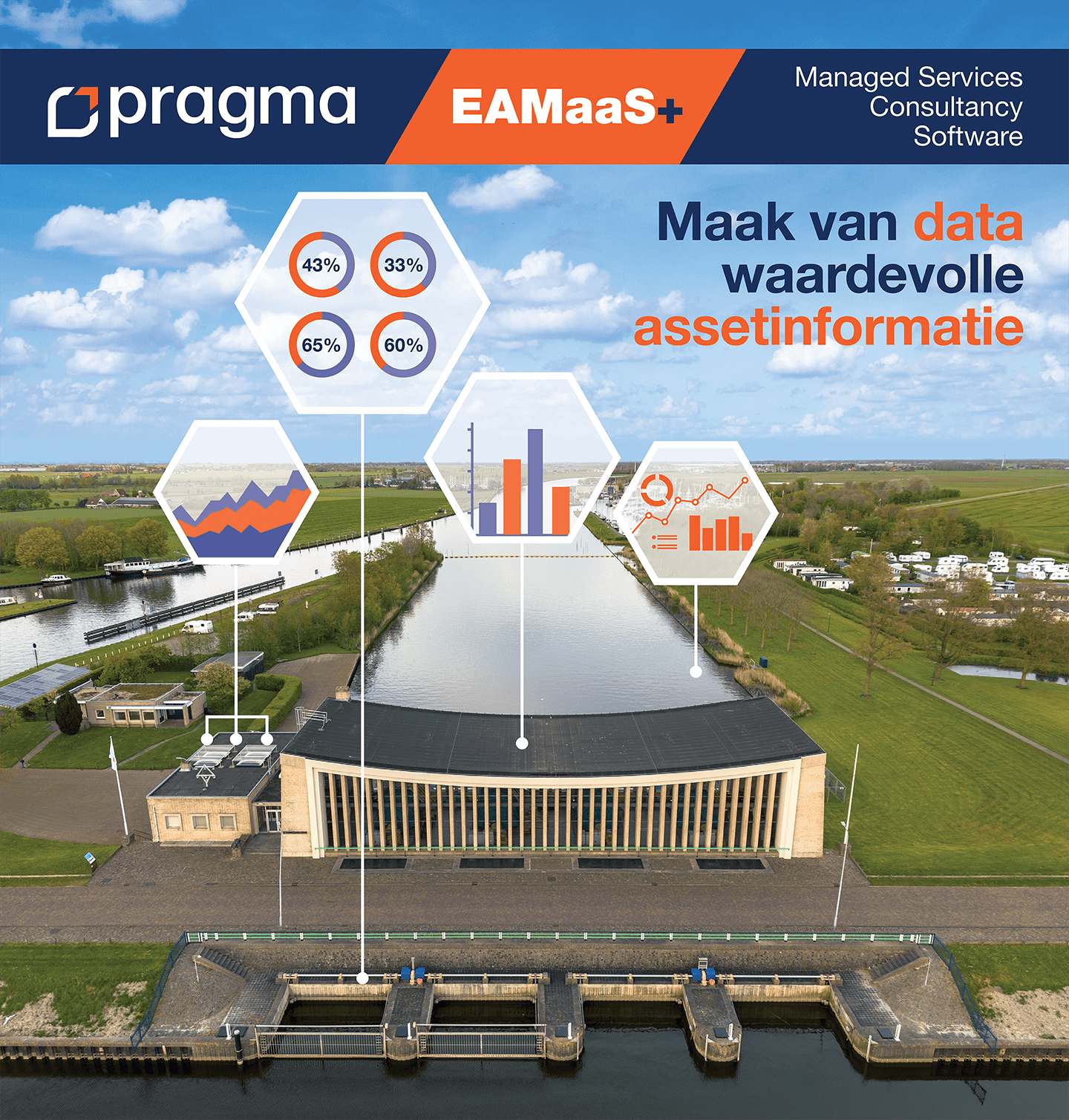 Banner Pragma op Waterinfodag 2025
